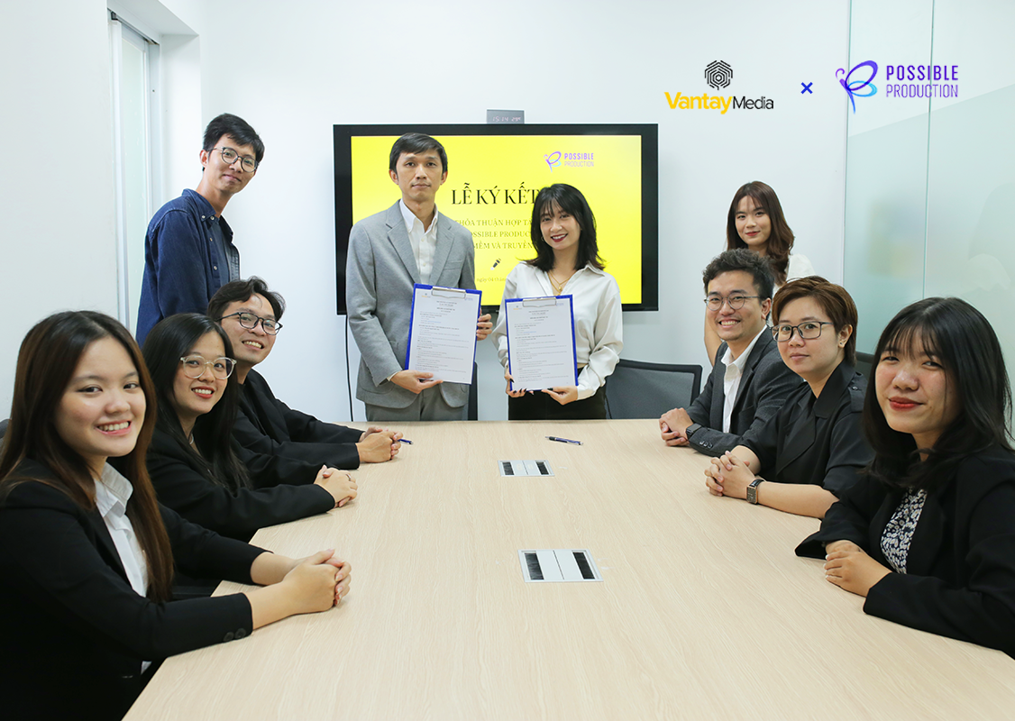 Signing Ceremony of the Cooperation Agreement: Van Tay Media x Possible Production