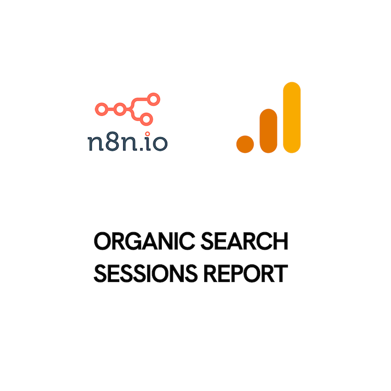 Report session từ organic search với n8n và Google Analytics 4